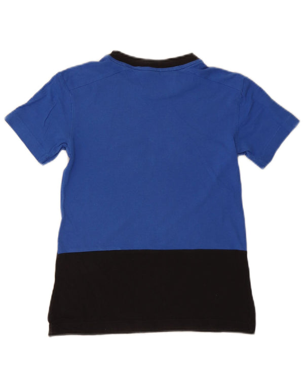 Maglietta grafica da ragazzo Adidas Top 11-12 anni Blu Colourblock
