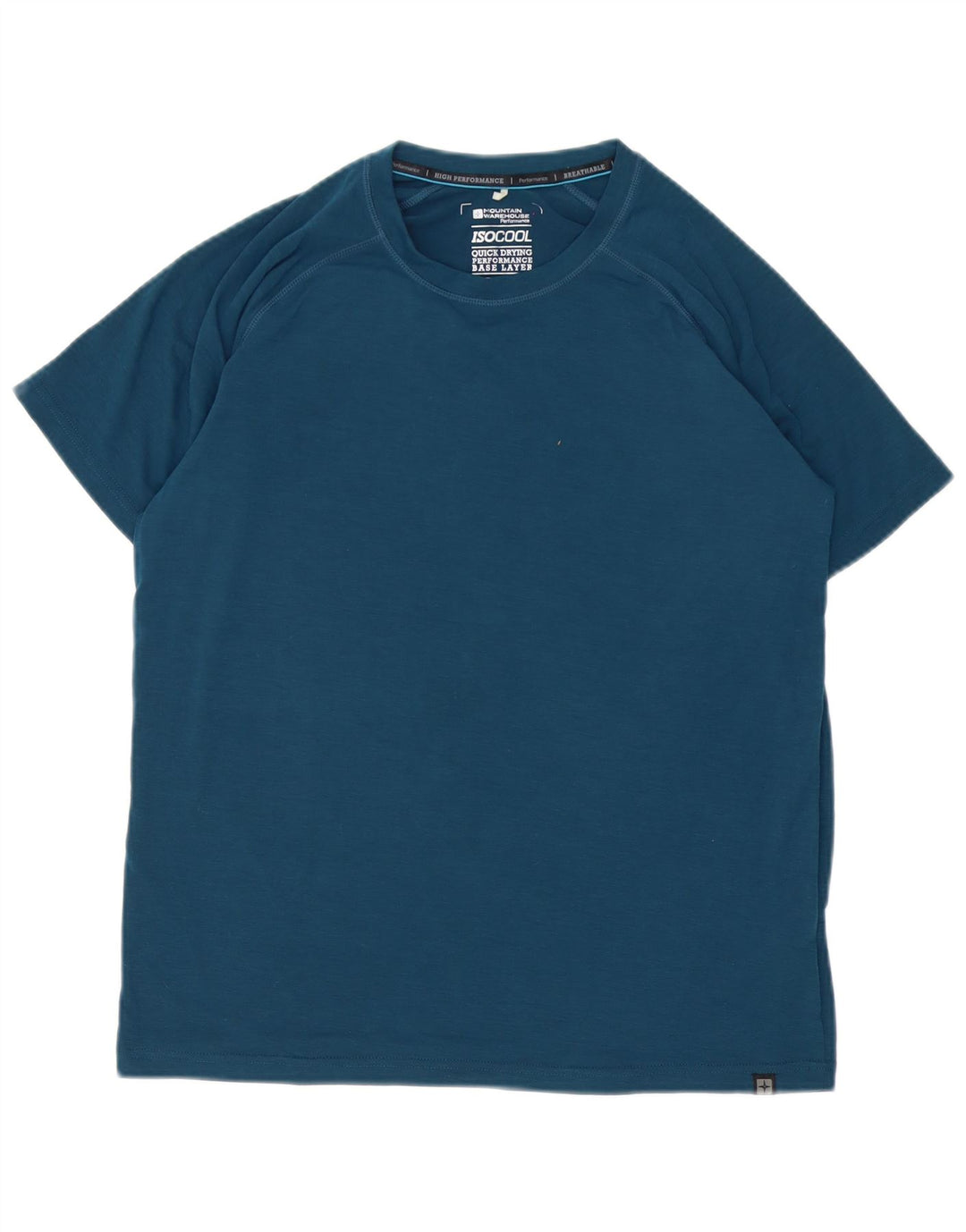 T-shirt da uomo Mountain Warehouse Top piccola in poliestere blu