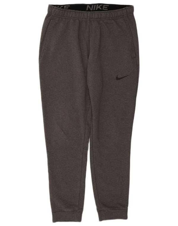 Pantaloni da tuta Nike Dri Fit da uomo, pantaloni da jogging, grandi, in cotone grigio