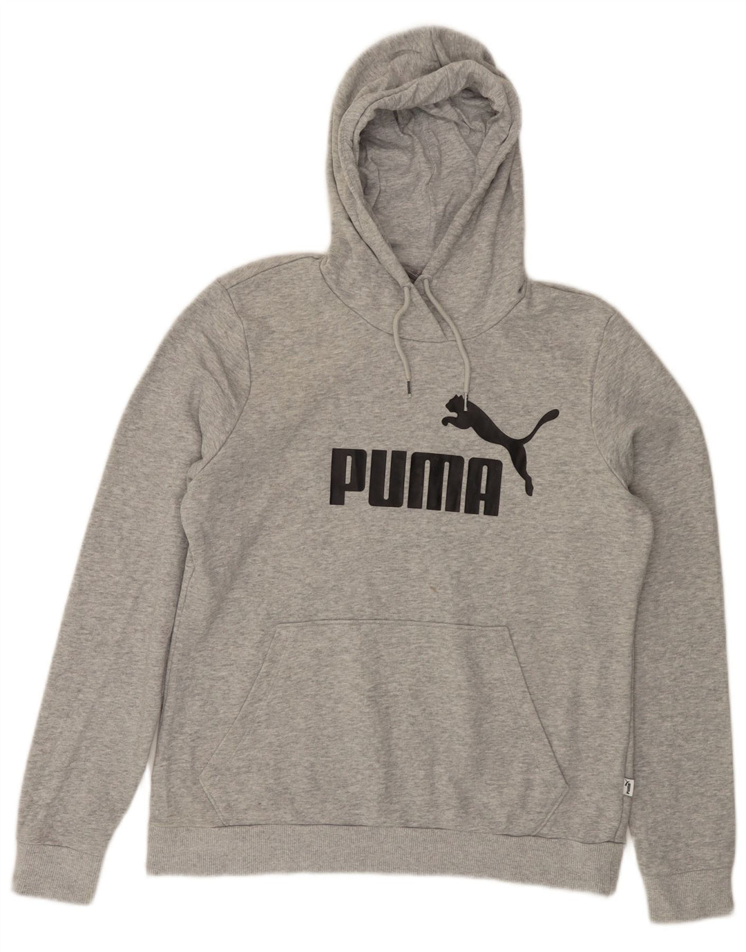Felpa con cappuccio grafica PUMA da donna UK 16 grande grigio screziato
