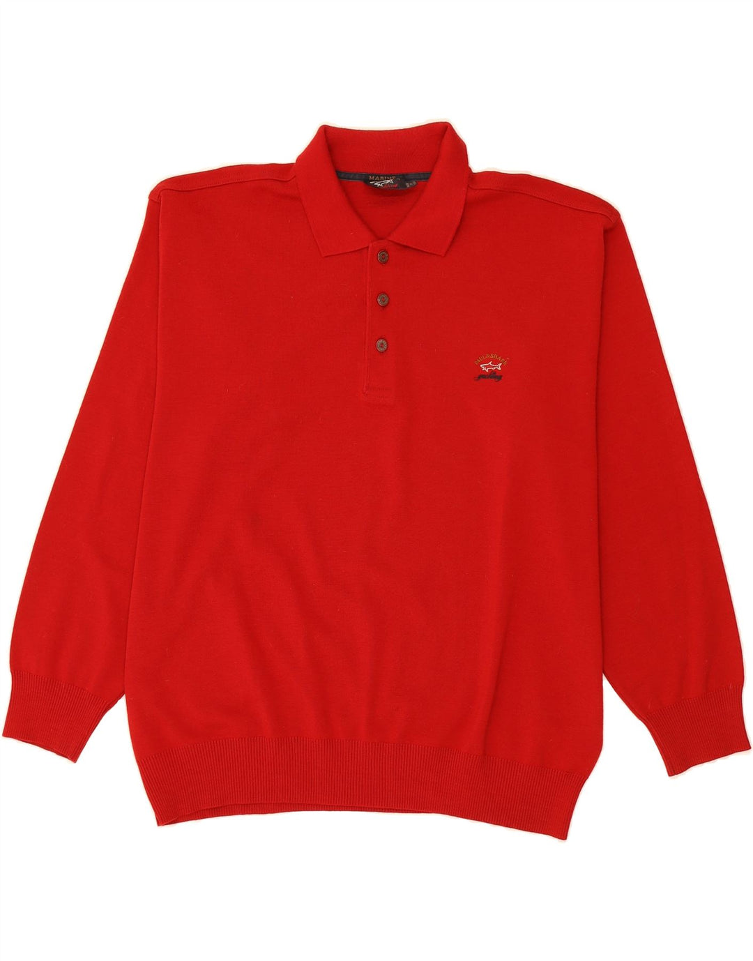 PAUL & SHARK Maglione da uomo con collo alto 2XL Lana rossa