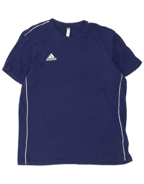 T-shirt da uomo ADIDAS Top XL blu navy in cotone