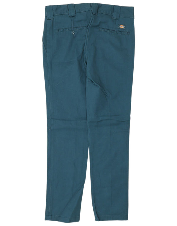 Pantaloni chino slim fit da uomo Dickies W32 L32 poliestere blu