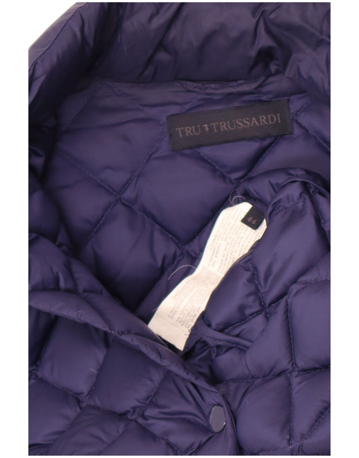 Piumino Donna Trussardi IT 44 Medium Blu Navy Poliammide