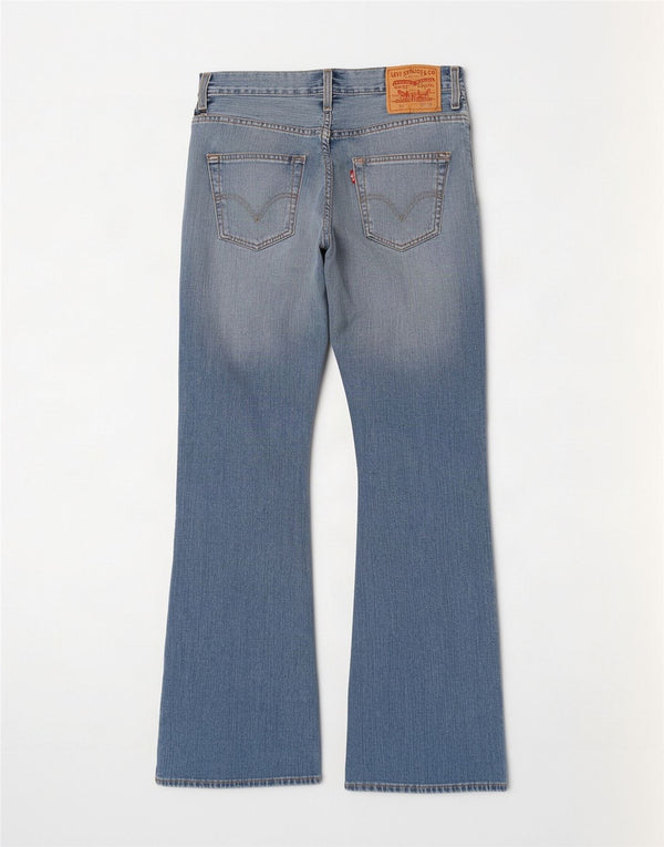 Levi's Uomo 507 Jeans Bootcut Slim W31 L34 Cotone Blu