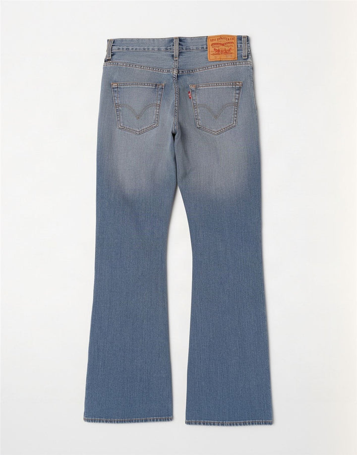 Levi's Uomo 507 Jeans Bootcut Slim W31 L34 Cotone Blu