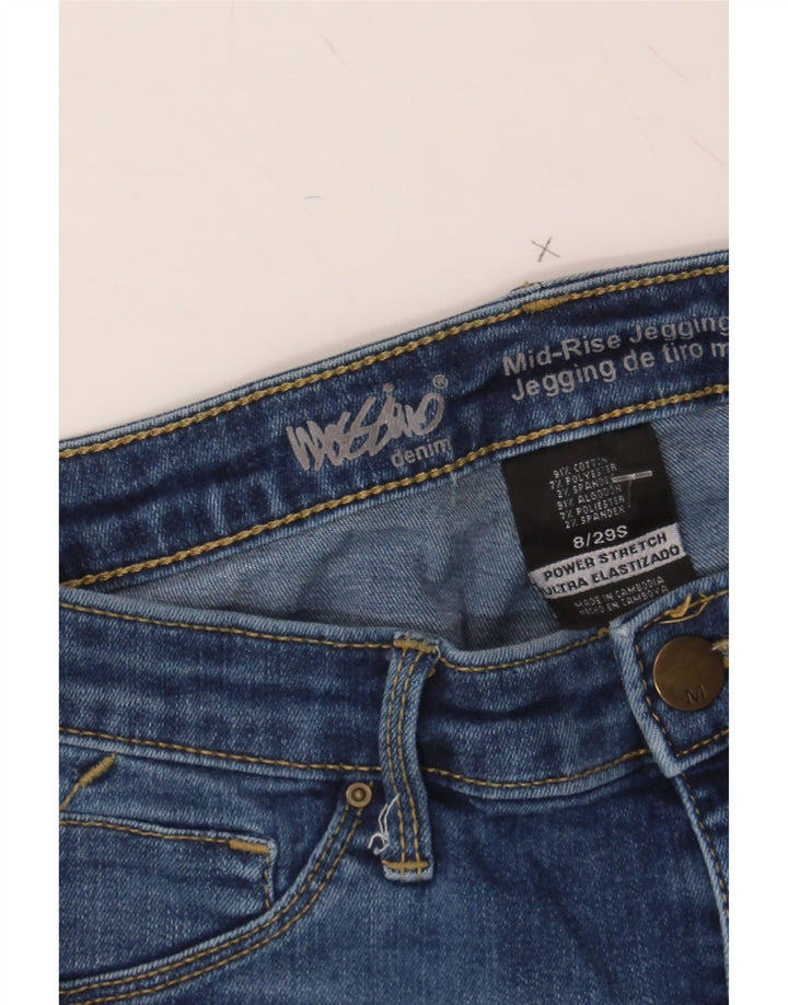 MOSSIMO Womens Mid Rise Jegging Jeans US 8 Medium W29 L27 Blue Cotton Vintage Mossimo and Second-Hand Mossimo from Messina Hembry 