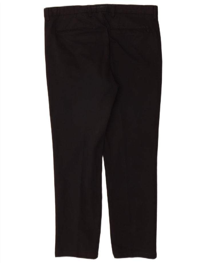 Pantaloni chino slim fit da uomo Hugo Boss EU 48 medio W32 L28 cotone nero