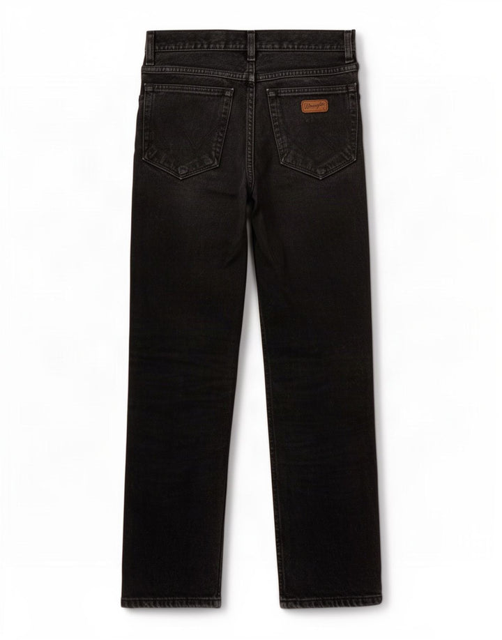 Jeans dritti da uomo Wrangler Texas W31 L32 cotone nero
