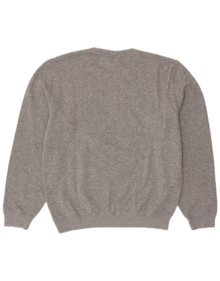 CHAMPION Felpa grafica da uomo Maglione grande cotone grigio