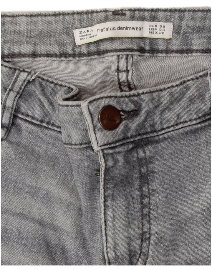 Jeans skinny da donna Zara EU 38 Small W28 L28 Grigio