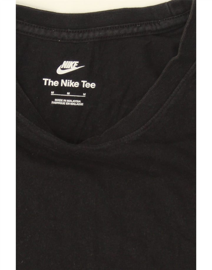 NIKE Mens T-Shirt Top Medium Black Cotton Vintage Nike and Second-Hand Nike from Messina Hembry 