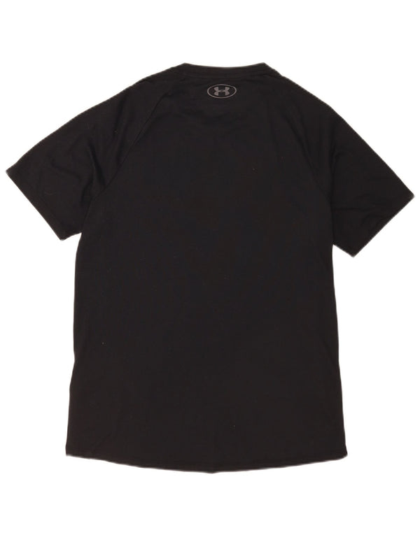 Maglietta Under Armour da uomo Heat Gear Top piccola in poliestere nero