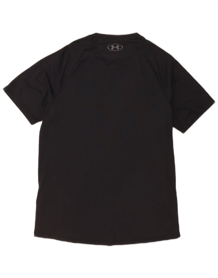 Maglietta Under Armour da uomo Heat Gear Top piccola in poliestere nero