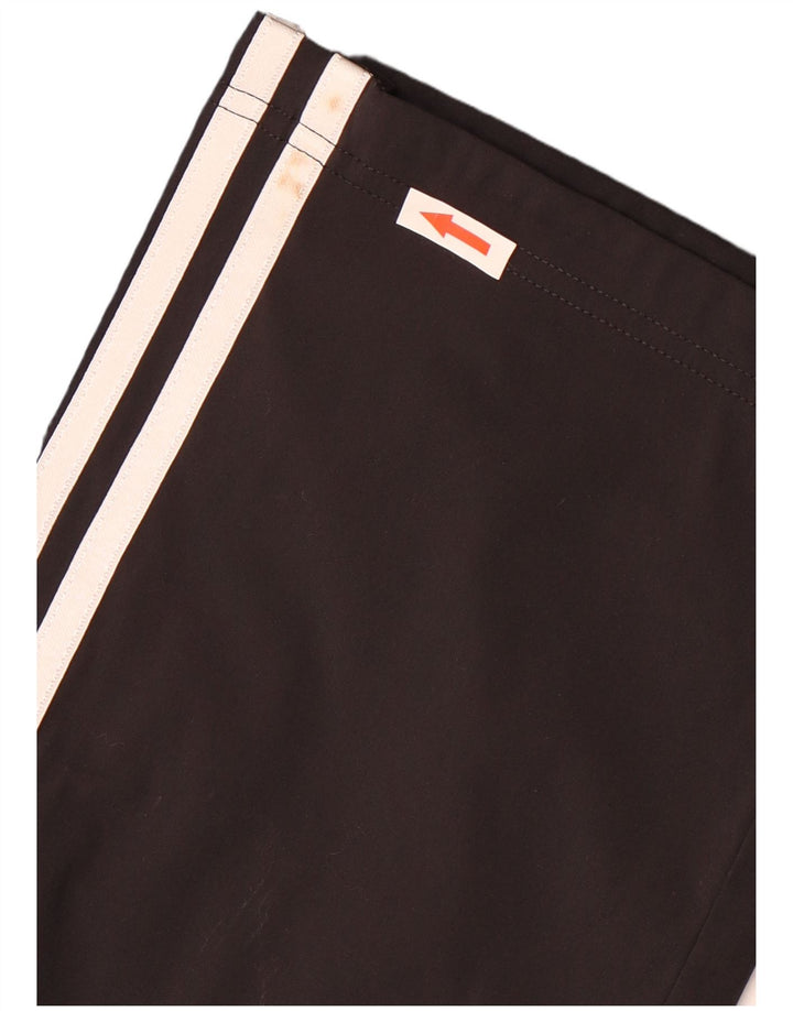 Pantaloni da tuta Adidas Climalite da donna UK 12 Medium Nero Poliestere