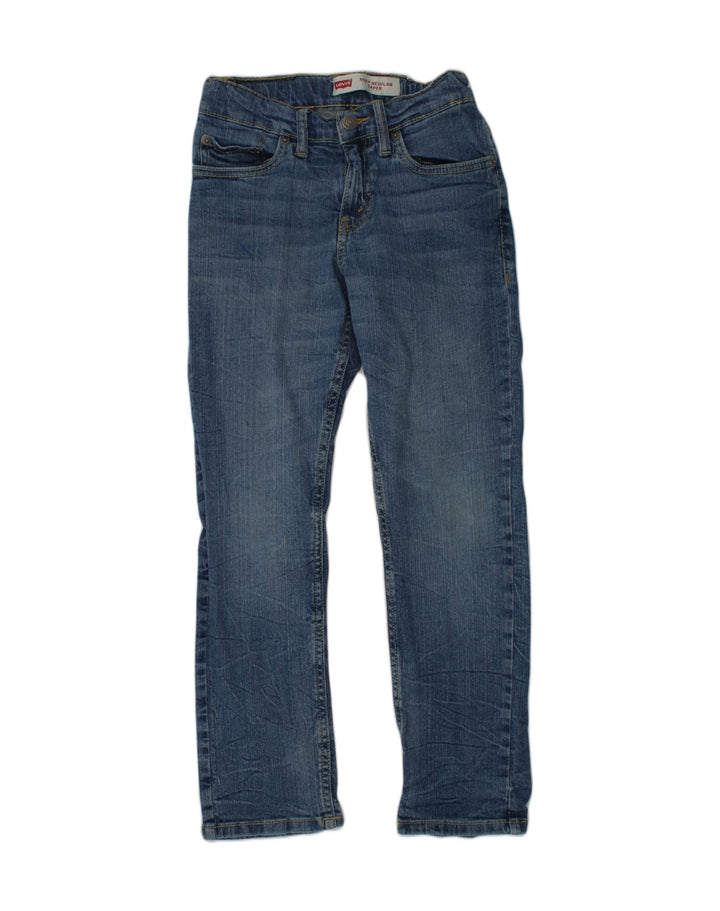 LEVI'S Girls 502 Regular Tapered Jeans 7-8 Years W24 L22 Blue Cotton | Vintage Levi's | Thrift | Second-Hand Levi's | Used Clothing | Messina Hembry 