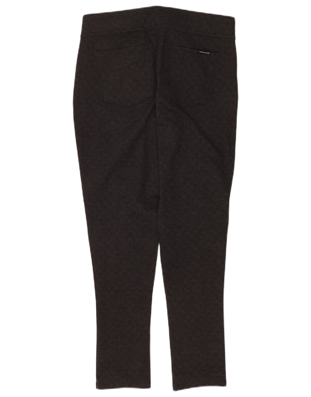 Pantaloni casual skinny da donna Dkny medi W30 L28 poliestere a quadri grigi