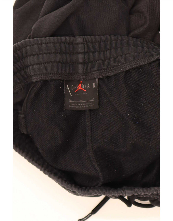 Pantaloncini sportivi grafici da uomo Jordan in cotone nero medio
