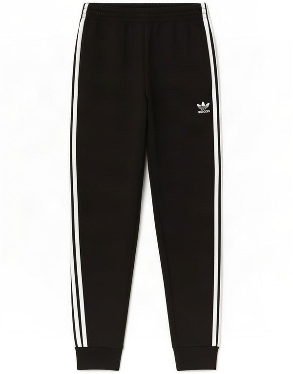 Adidas Mens Tracksuit Trousers Joggers Medium Black Polyester