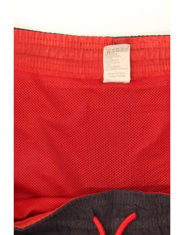 Pantaloncini da bagno da uomo Marks & Spencer medio poliestere blu navy