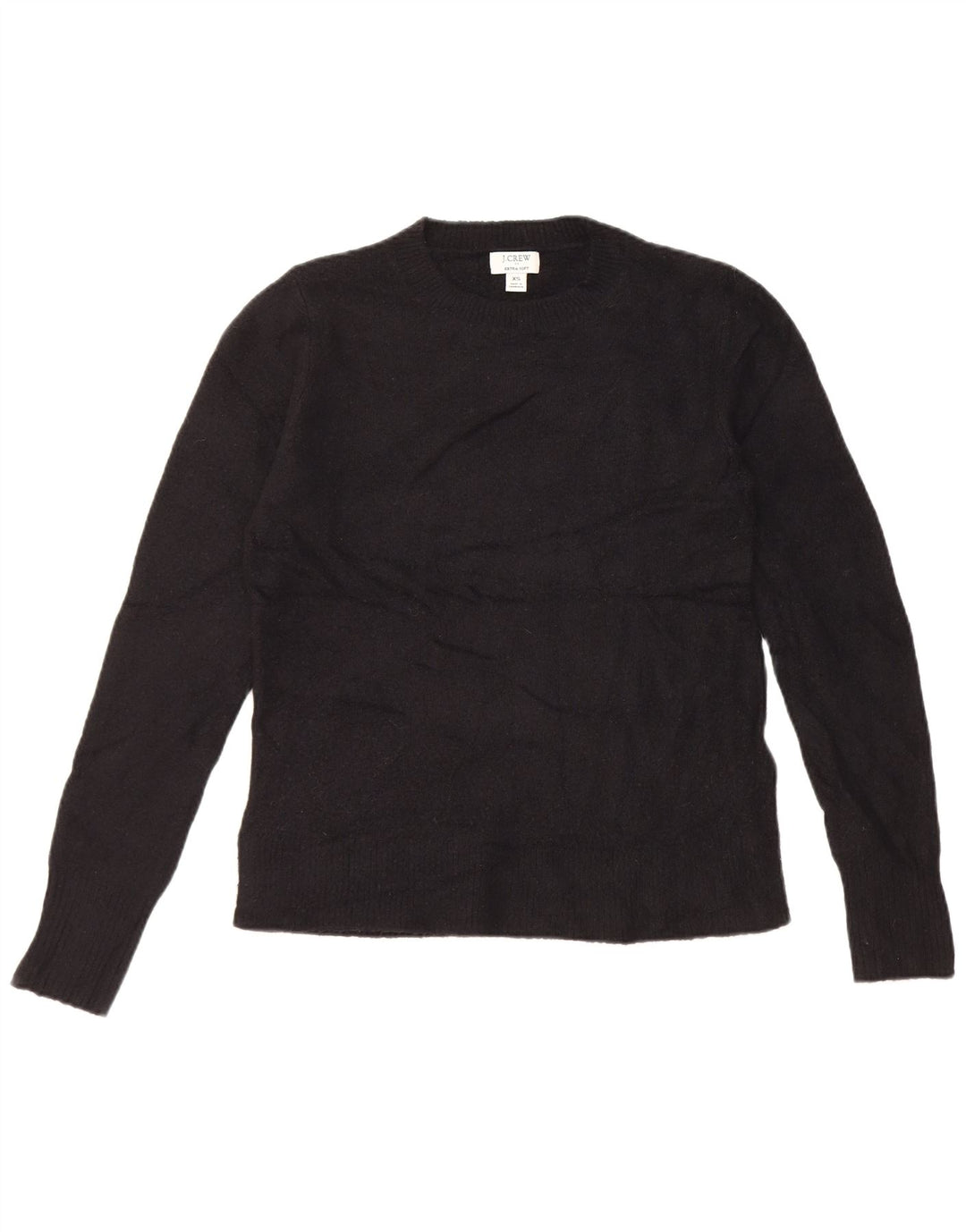 Maglione maglione girocollo da donna J. Crew XS acrilico nero
