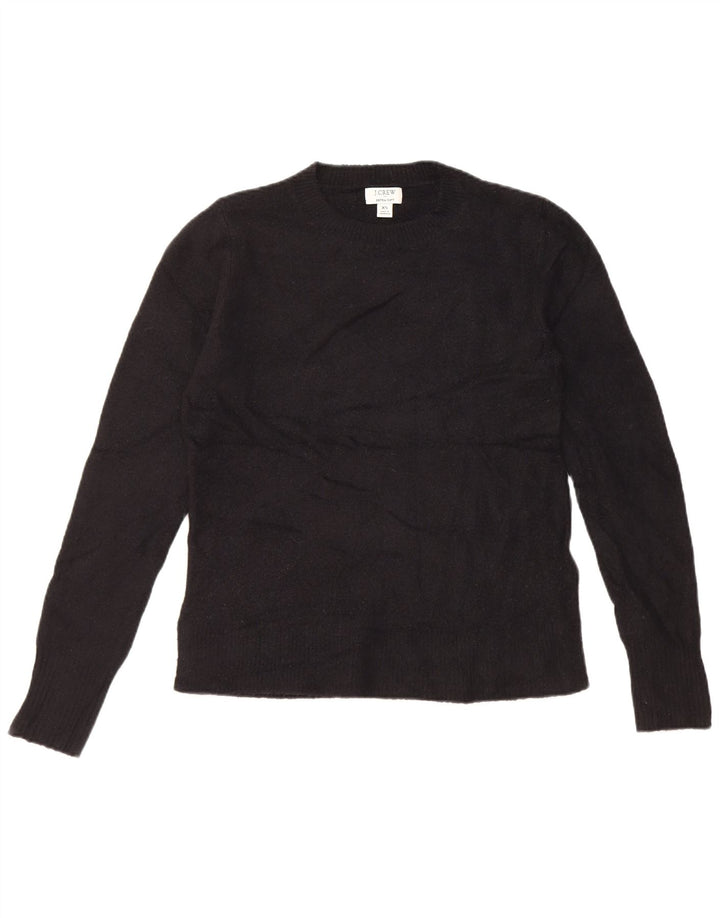 Maglione maglione girocollo da donna J. Crew XS acrilico nero