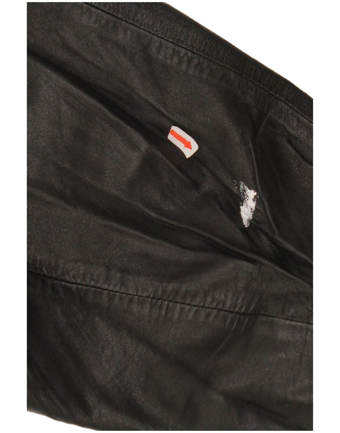 Giacca in pelle oversize da donna VINTAGE EU 42 Large in pelle nera