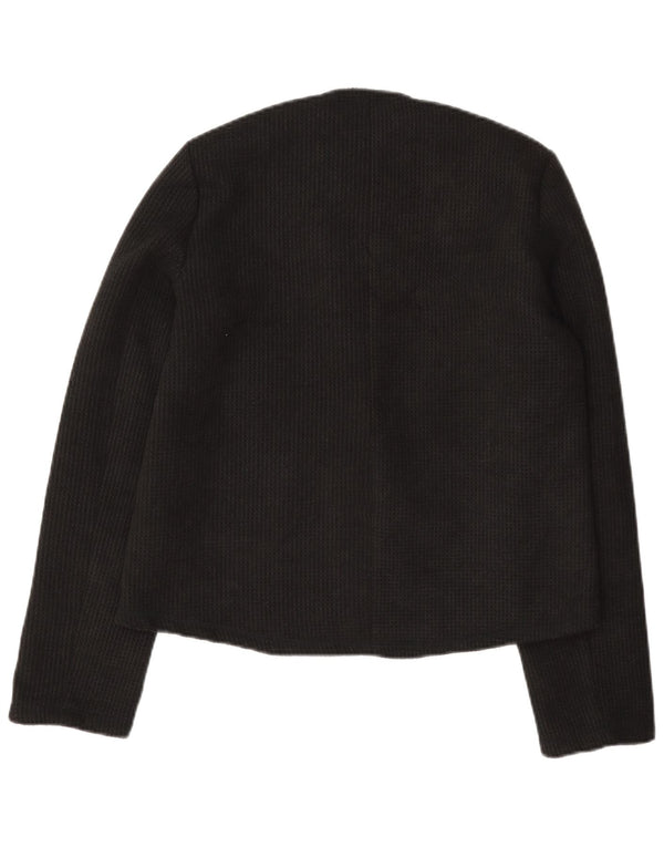Giacca blazer a 3 bottoni da donna Zara UK 10 piccola nera
