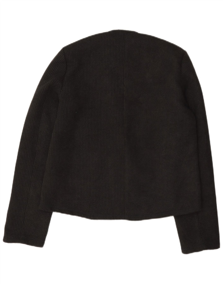 Giacca blazer a 3 bottoni da donna Zara UK 10 piccola nera
