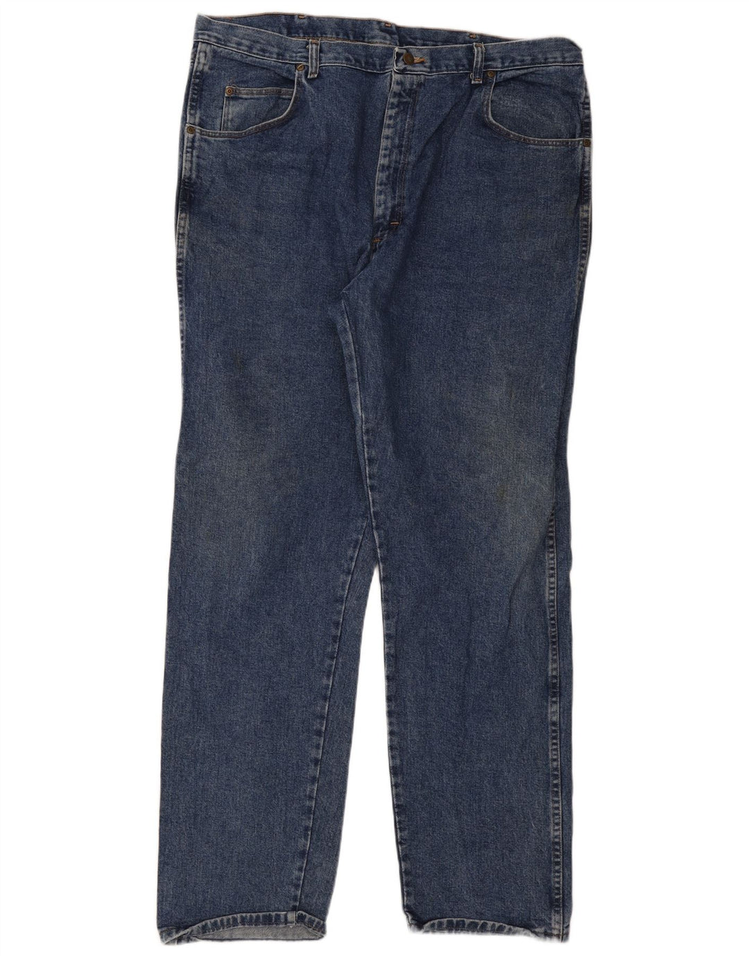 Jeans dritti da uomo Wrangler W42 W34 cotone blu