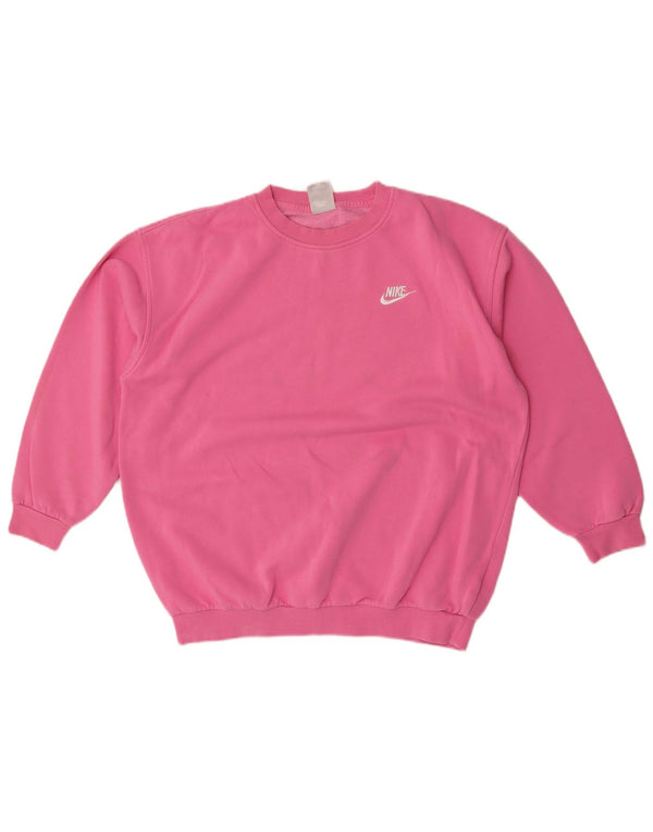 Felpa Nike Bambina Maglia 13-14 Anni XL Cotone Rosa