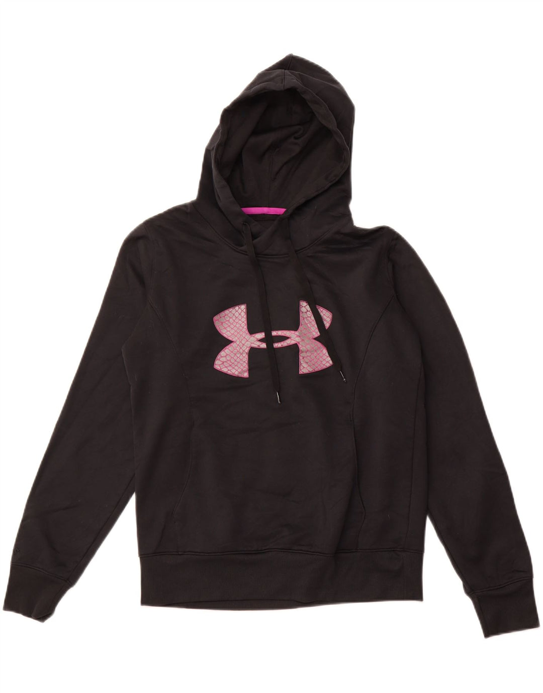 Maglione con cappuccio grafico da donna UNDER ARMOUR Cold Gear UK 14 medio nero