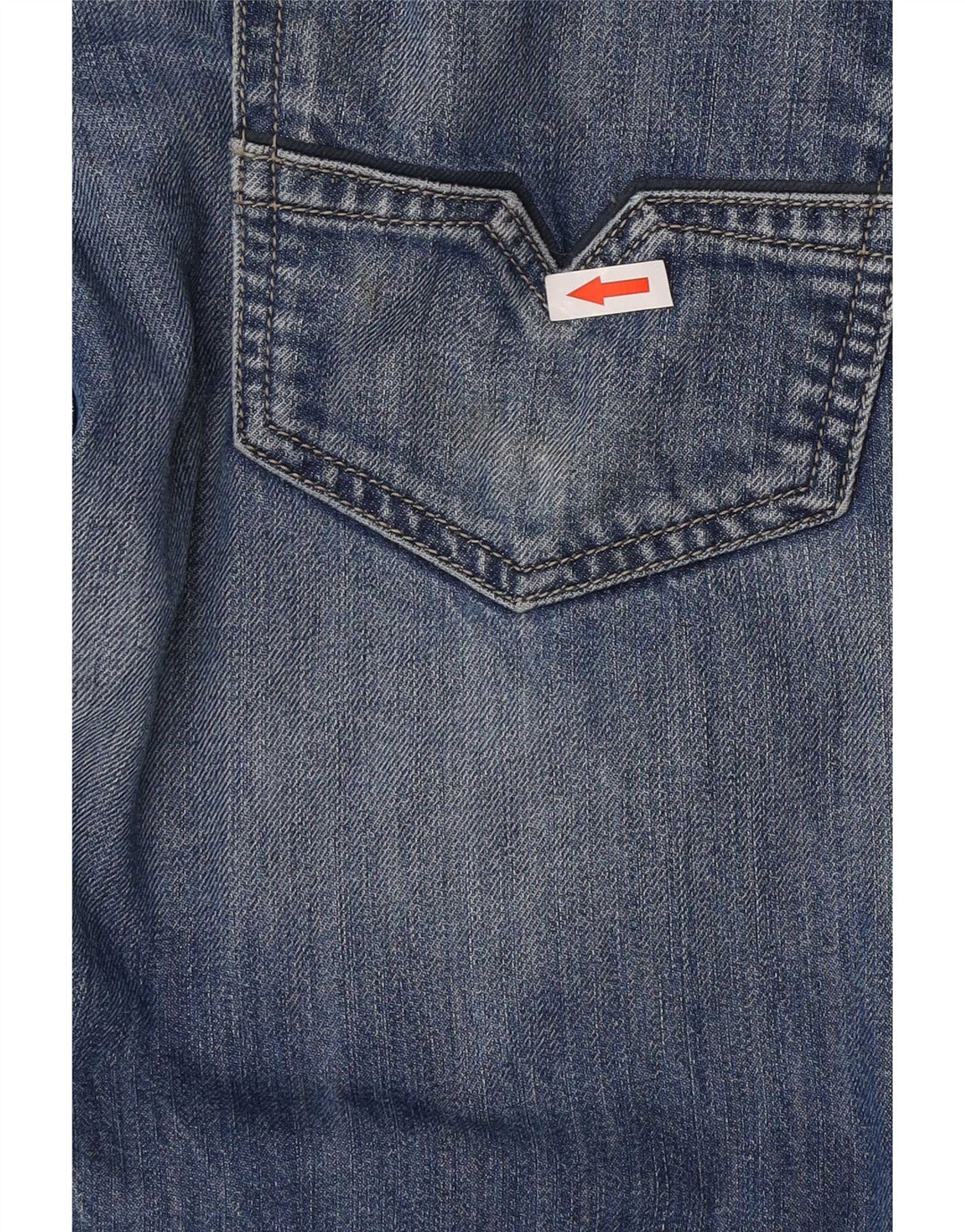 Jeans dritti da uomo Diesel W34 L34 cotone blu
