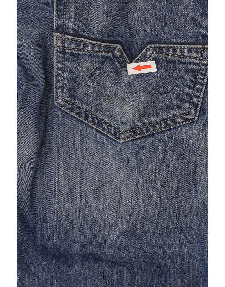 Jeans dritti da uomo Diesel W34 L34 cotone blu