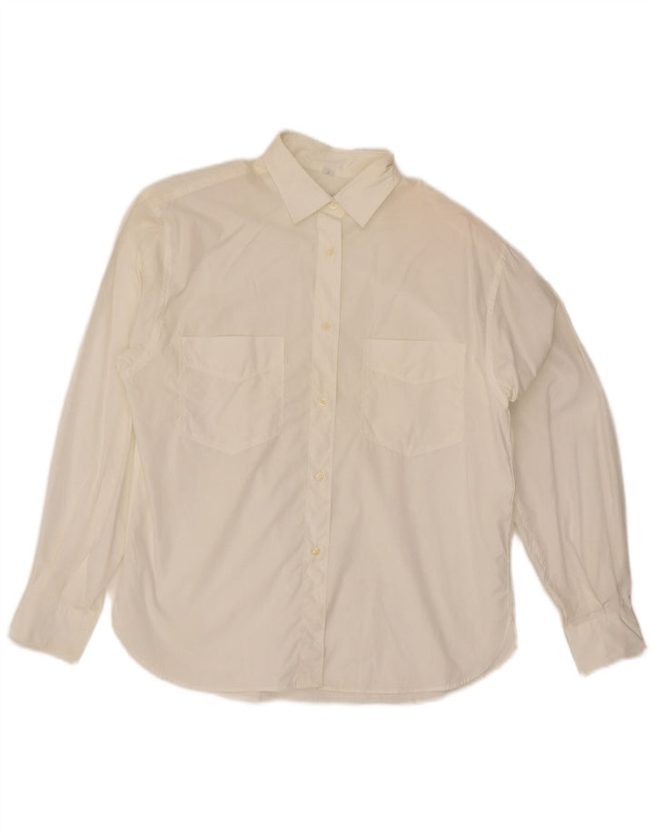 Camicia da donna Balloon UK 14 Cotone bianco sporco medio