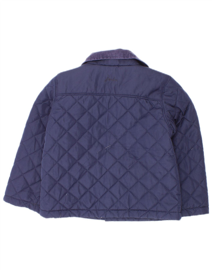 Giacca trapuntata per ragazzi Joules 2-3 anni in poliestere blu navy