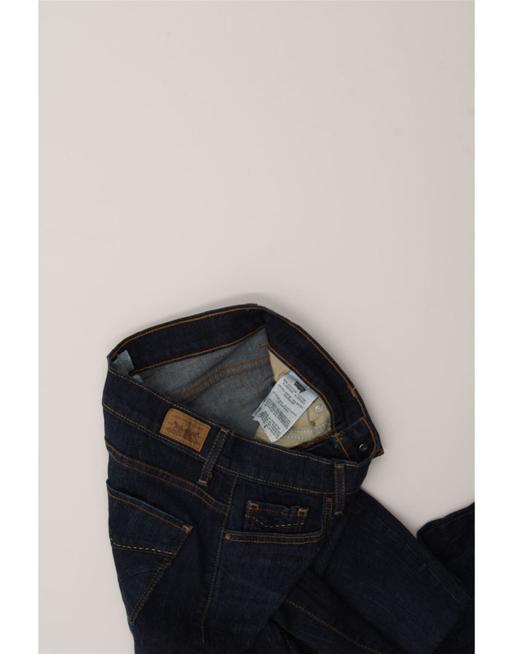 LEVI'S Womens Capri Jeans US 6 Medium W28 L20 Navy Blue Polyester Vintage Levi's and Second-Hand Levi's from Messina Hembry 