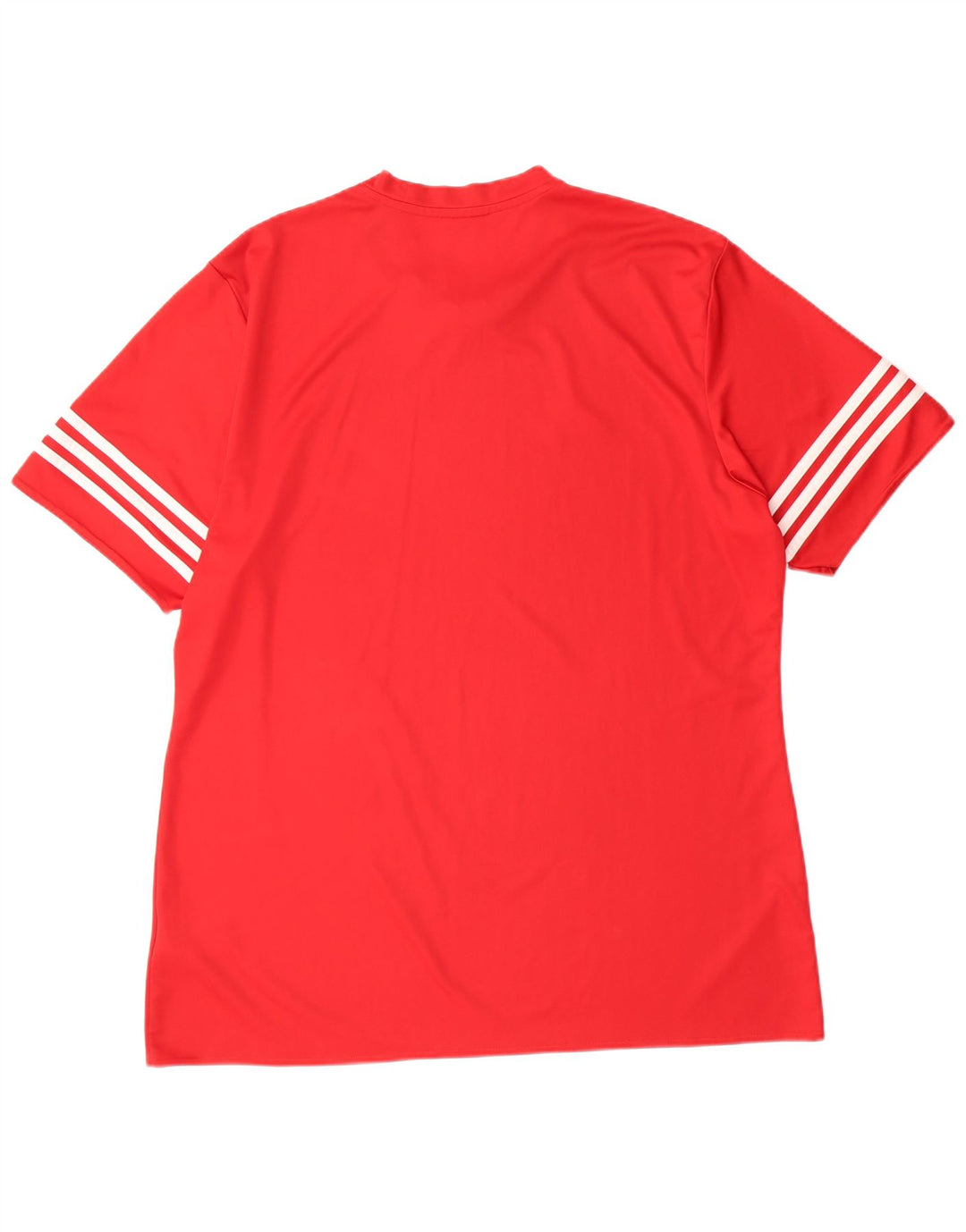 ADIDAS Mens Climalite T-Shirt Top XL Red Polyester