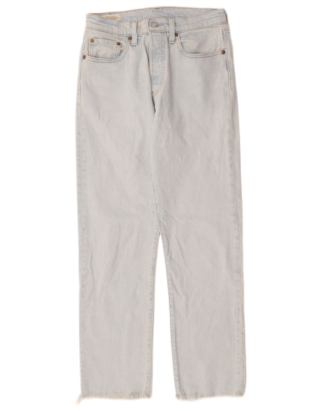 Jeans dritti Levi's 501 da donna W27 L28 cotone blu