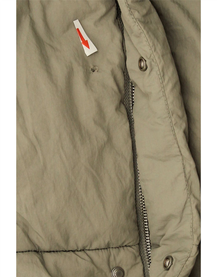 Gilet imbottito Zara per ragazzi 13-14 anni in nylon kaki