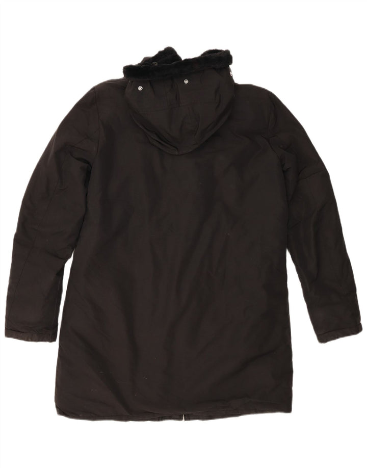 Giacca a vento con cappuccio da donna Zara UK 10 piccola nera