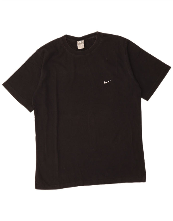 T-shirt da uomo NIKE Top UK 42/44 grande cotone nero