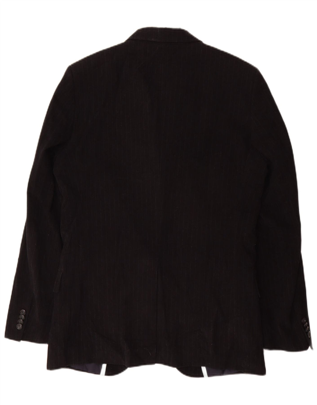 Giacca blazer da uomo a 2 bottoni HUGO BOSS EU 50 grande cotone gessato nero