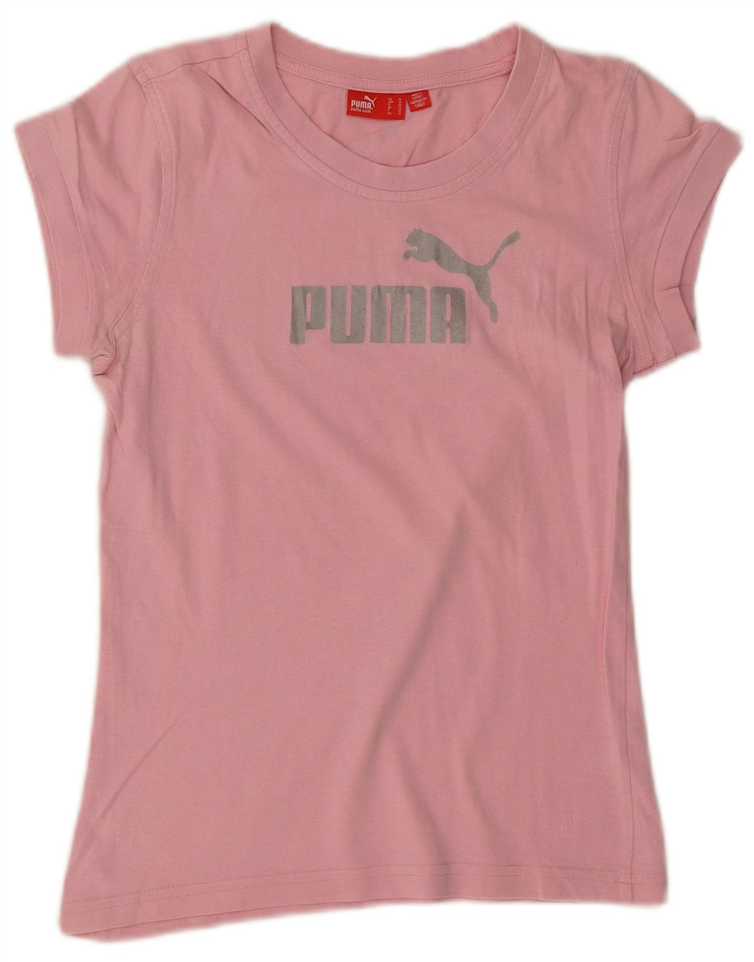 T-shirt grafica da donna Puma UK 12 rosa medio