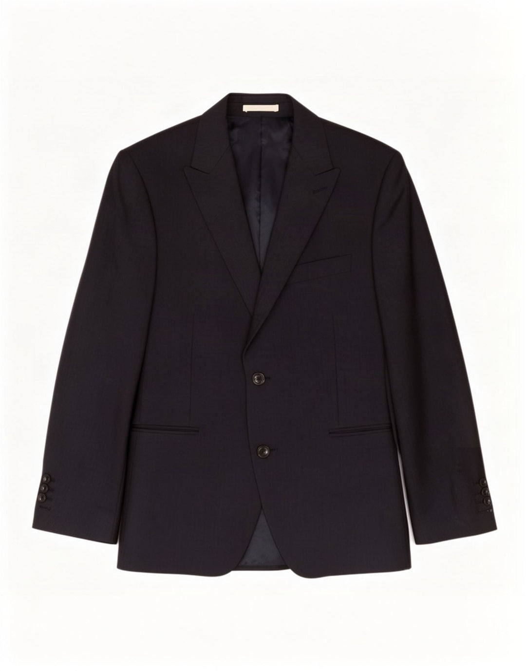 Giacca blazer a 2 bottoni da uomo Marks & Spencer UK 38 lana blu navy media
