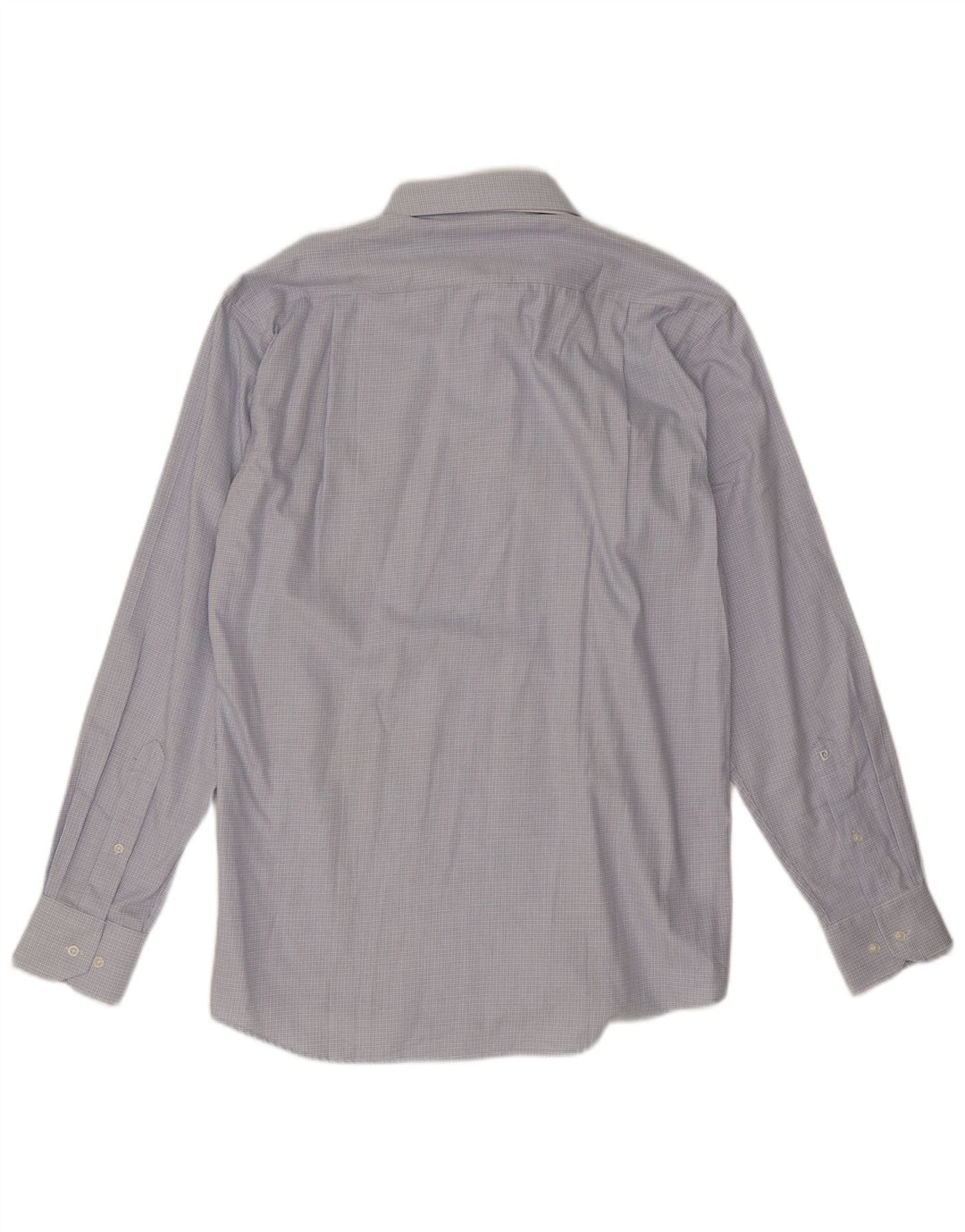Camicia da uomo in flanella Pierre Cardin in cotone a quadri blu medio