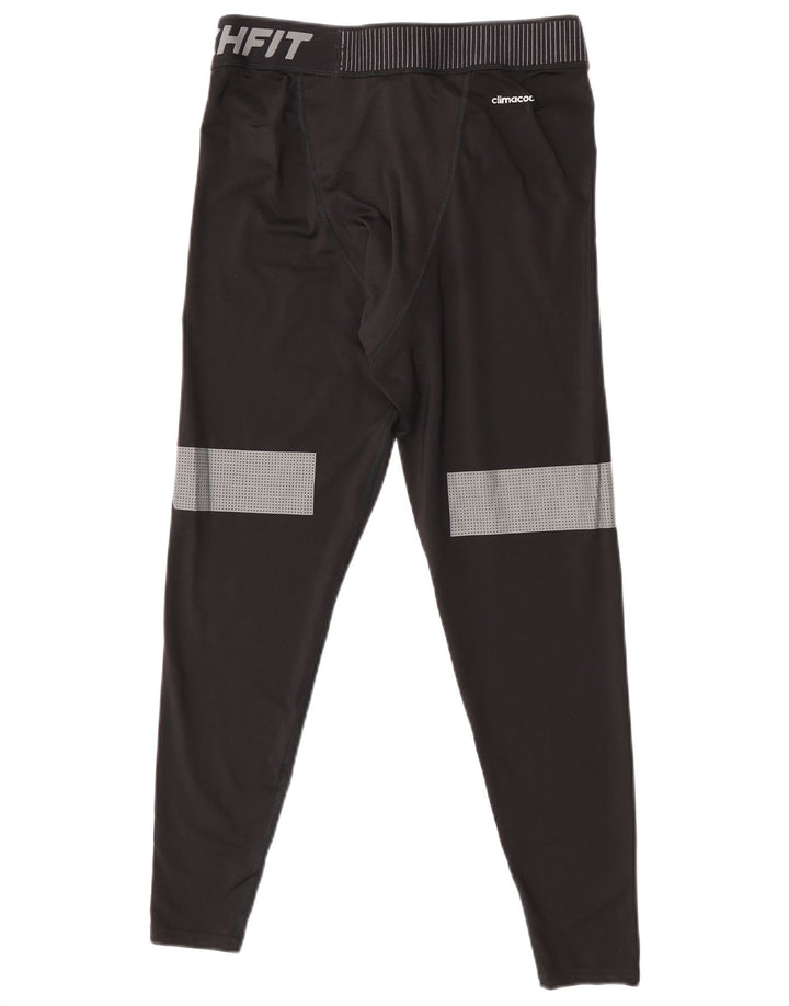 Leggings Adidas Climacool da uomo grandi in poliestere nero