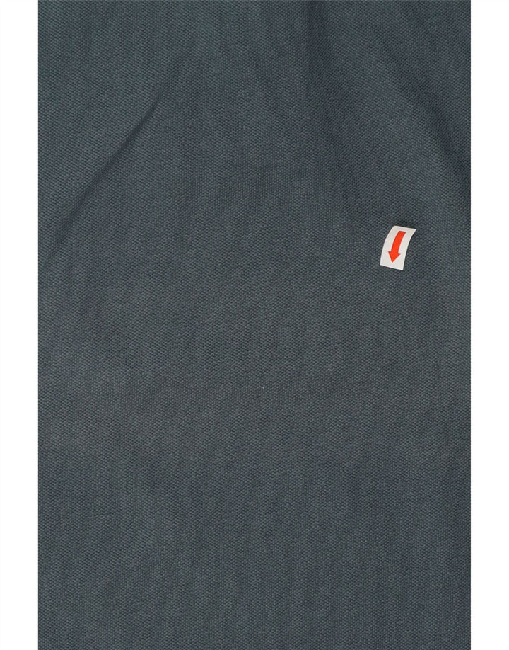 Polo da uomo Dack's in cotone blu navy medio