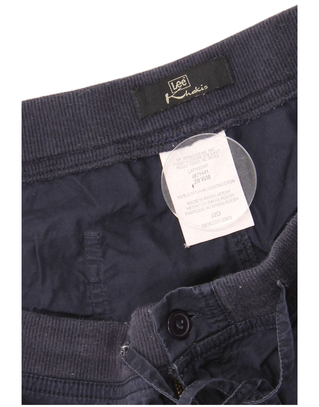 Pantaloncini chino kaki da donna LEE US 20 3XL W40 cotone blu navy