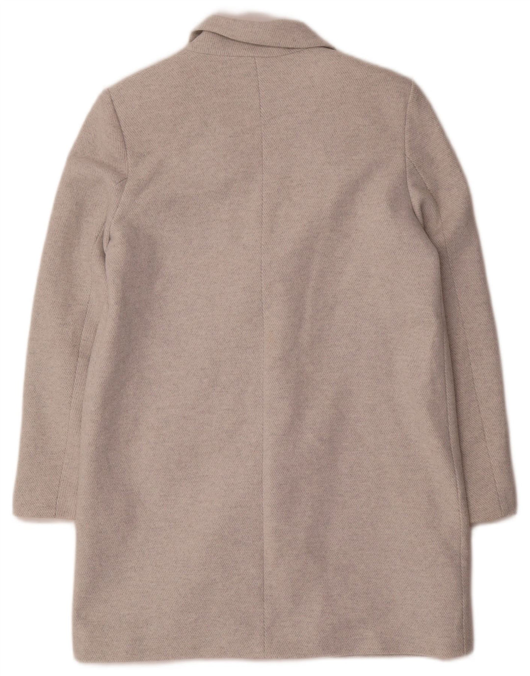 Cappotto doppiopetto da donna Zara UK 14 Poliestere grigio medio